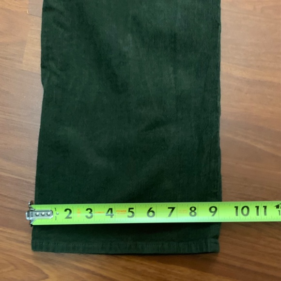 GAP,  Baby Boot cut corduroy pants with stretch in green - Picture 6 of 8